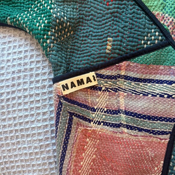 Namai Ladhiya Quilted Patchwork Kantha Jacket - Picture 6 of 10